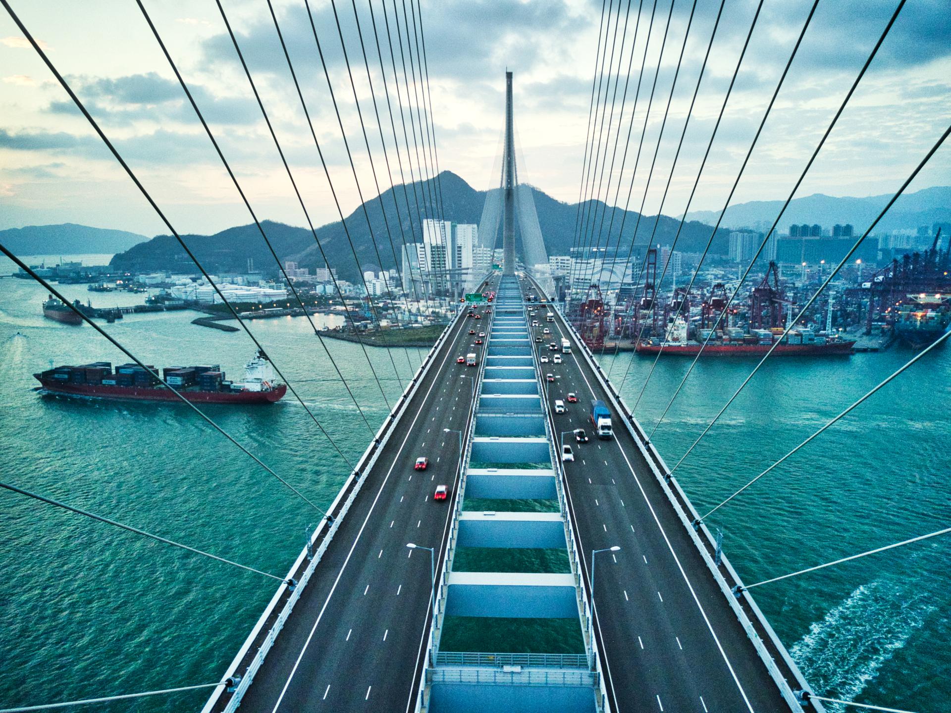 Bridge from above