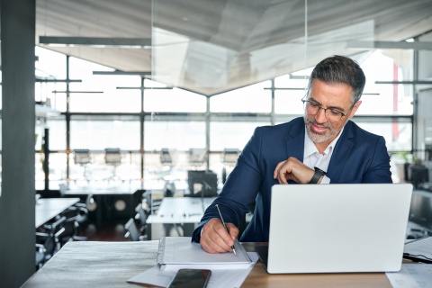 Global HR manager researching work visa in the country Georgia