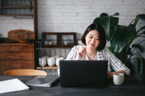HR manager crafting a Request for Proposal (RFP) from a template